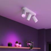 Calex Smart takspot hvit lengde 37 cm 3 lyskilder GU10-LED RGBW