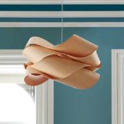 LZF hengelampe, bøk/nikkelfarget, Ø 69 cm, tre