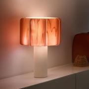 LZF bordlampe Kactos, lysrosa/hvit, høyde 52 cm