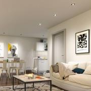 Paulmann LED-innfellingslampe, hvit, Ø 8 cm, 4,8 W, sett med 20 stk.