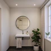 Paulmann LED-innbyggingslampe Cole Coin hvit Ø9cm IP44 dimbar 3x-sett