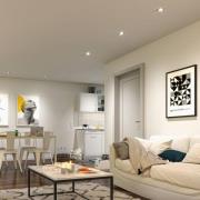 Paulmann Smart LED-innbyggingslampe Base Coin jern Ø9cm RGBW 3-pakning