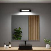 Paulmann LED-vegglampe Lucille, svart, 40 cm IP44 dimbar