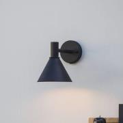 PR Home utendørs vegglampe Minitripp, svart, IP44, metall