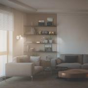 Veggspot Tapp, hvit, Ø 8 cm, 1 lyskilde, metall, GU10