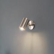 Vegglampe Kem, messing, metall, høyde 23 cm, E27