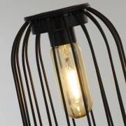 Solar-LED-terrasselampe Tahoa, 35 cm, grå, rotting, IP44