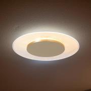 LED-taklampe Lido, gullfarget, Ø 36 cm