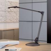 LED-skrivebordslampe MAULoptimus antrasitt base dimbar CCT
