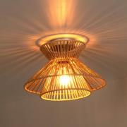 Taklampe Tasman, Ø 32 cm, naturfarget, papir