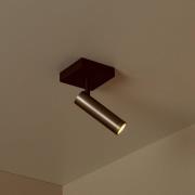 Downlight Grado, lengde 10 cm, grå, metall