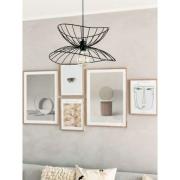 Globen Lighting pendellampe RAY, svart, Ø 45 cm