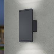 utendørs LED-vegglampe COLORADO antrasitt Høyde 20 cm Metall IP54