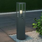 Sensor-veilampe GARONNE, antrasitt, høyde 80 cm, metall IP44