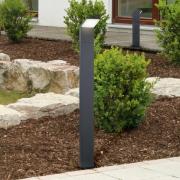 LED-gatelampe PEARL, høyde 100 cm, antrasitt, metall, IP54