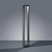 LED-gatelampe RENO, antrasitt, høyde 100 cm, metall, IP54