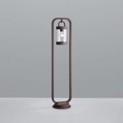 Veilampe SAMBESI, rustfarget, høyde 100 cm, metall, IP44