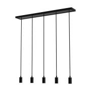 Segula hengelampe Madox 5X Wave, svart, stål, E27