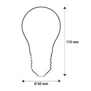 Segula LED Fire Flame Line E27 0,8W tradisjonell glødepære røyk 1800K ...