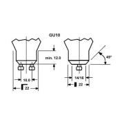 LED-pære SUPERIA RETRO, ES50 GU10 6 W 930 575 lm dimbar