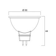 LED-pære SUPERIA RETRO GU5.3 MR16 6,1W 865 621lm dimbar