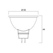 LED-pære SUPERIA RETRO GU5.3 MR16 4,3W 840 380lm dimbar