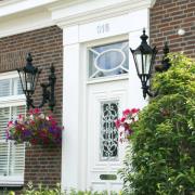 Utendørs vegglampe Charles, grønn