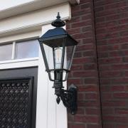 Egmont utendørs vegglampe, svart