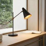 Nelu bordlampe, svart, høyde 60 cm, metall, justerbar