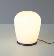 Bopp LED-bordlampe Cara, svart, Ø 18 cm, glass