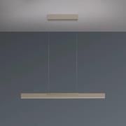 Bopp LED-hengelampe Nano 2.0, lengde 100 cm, taupe, metall