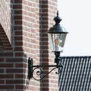 NOTARIS L - Vegglampe for utendørs bruk, svart