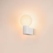 SLV vegglampe til bad Varyt, hvit, aluminium, bredde 12 cm