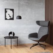 PLEASE WAIT to be SEATED Hengelampe QUAY Ø 22 cm svart