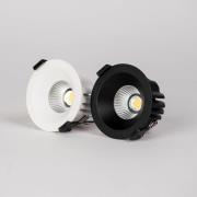SLC LED-downlight OnePro Soft, svart, 4000 K, aluminium