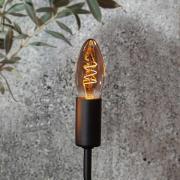 LED-mignonpære C35 E14 3W 1 800 K 50 lumen røyk