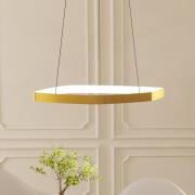 Vallerosa LED-hengelampe i messing