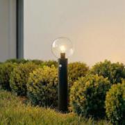 Lindby sokkellampe Dangan, klar, 60 cm, glass, sensor