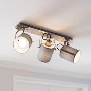 Takspot Villabate med tre tekstilskjermer