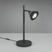LED-bordlampe Romeo, høyde 40 cm, svart, metall, CCT