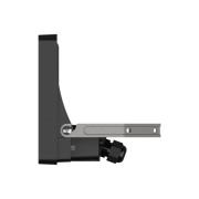 Theben LED-utvendig veggspotter B50 dual, svart, IP65