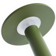 HAY LED-batteridrevet bordlampe HOST PORTABLE, olivengrønn, 22 cm, IP4...