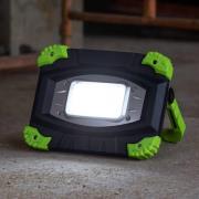 Utendørs LED-spot 850947, svart/grønn, lengde 17 cm