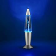 LED-bordlampe Holly, titanfarget, høyde 35 cm, RGB, USB