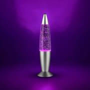 LED-bordlampe FAME, titanfarget, høyde 35 cm, RGB, USB