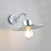 Utendørs vegglampe Tana, sinkfarget, utstikk 41 cm Metall IP44