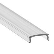 SLC profildeksel A1/A2/A3/A4/A5, 2 m, gjennomsiktig, flat