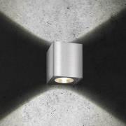 utendørs LED-vegglampe 5026, stål, 11 cm, IP54, opp/ned