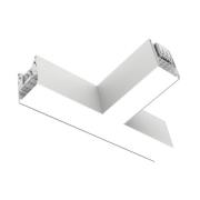 SLC LED-hjørnemodul Click T, AC, tilkobling midt, hvit
