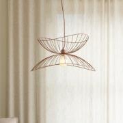 Globen Lighting hengelampe RAY, rosa, Ø 70 cm, metall